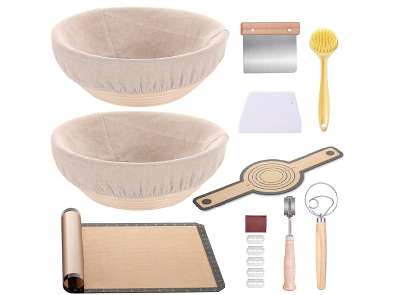 وعاء تخمير سلة بانيتون على شكل قلب خبز دائري مرتفع رغيف منزلي