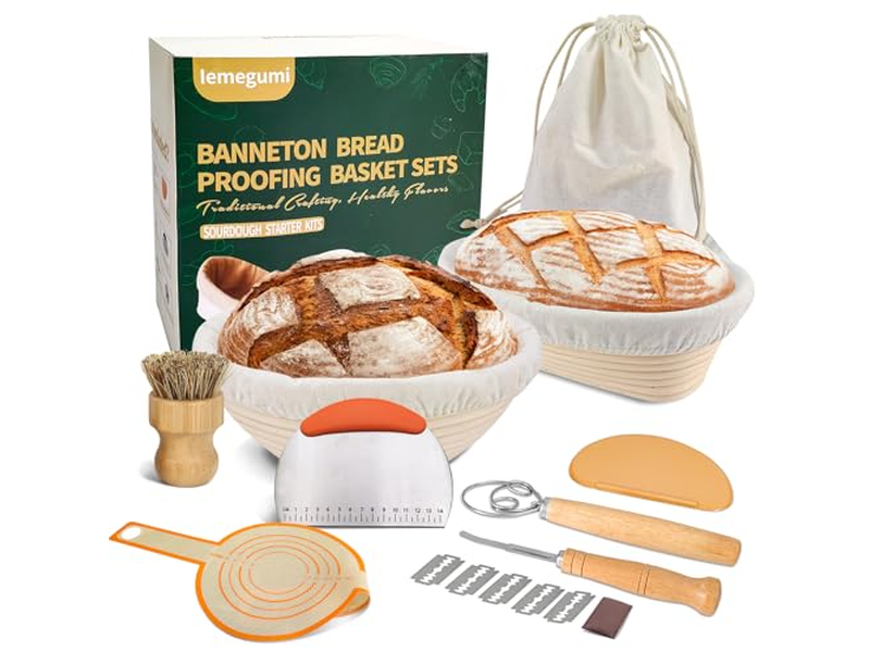 سلال بلاستيكية لتخمير العجين سلة خبز منسوجة بيضاوية