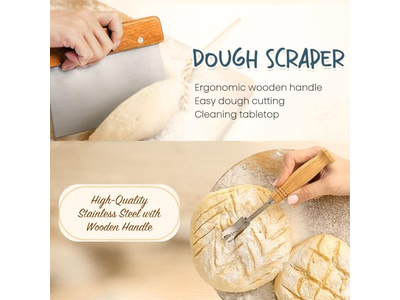 سلال خبز من الخيزران بانيتون وعاء تخمير سلة بنيتون 23 سم