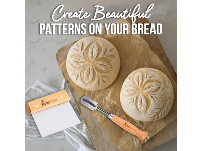 سلة تخمير خبز مرتفعة للمخبز مع بطانة قماش غذائية 12 بوصة من القصب